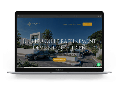 Victorian Villas - Stratégie digitale 360° et génération de leads - Création de site internet