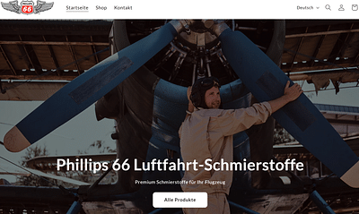 Philips Aviation - Webseitengestaltung