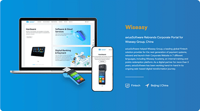 Multilingual Portal Developed for Wiseasy Group - Webseitengestaltung