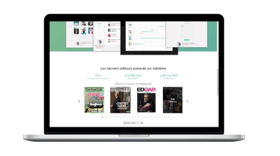 Plateforme d'enchères et planification média - Webanwendung