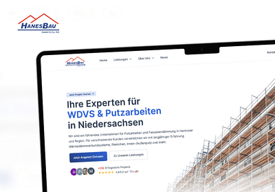 Planung, Gestaltung & Entwicklung der Website - Webseitengestaltung