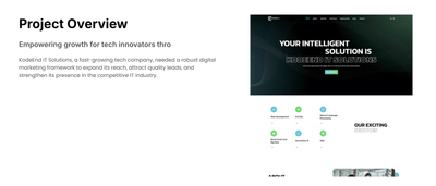 Digital Marketing Solutions to KodeEnd IT Solutions AB, Sweden - Digital Strategy