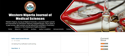 Creation of Journal System - Webanwendung