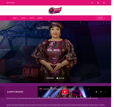 Basa Unfiltered TV Show Abuja - Creación de Sitios Web