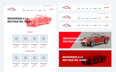 Ecommerce  especializada en miniaturas slot y tren - E-Commerce