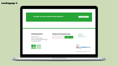 Kinderschutz München Recruiting Kampagne - Creación de Sitios Web