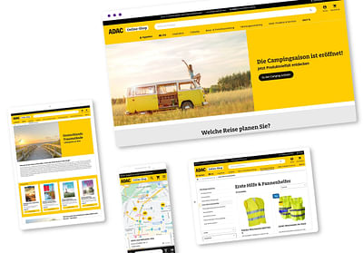 ADAC Onlineshop für Produkte und Dienstleistungen - E-Commerce