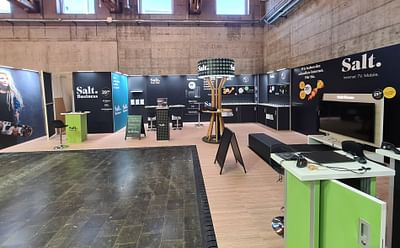Stand d'axposition pour Salt - Evénementiel
