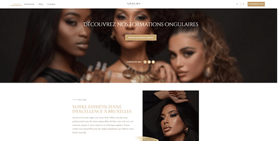 Nour Nails - Site web de formation ongulaire - E-commerce