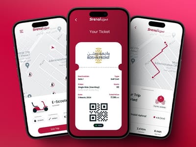 Srena - Sustainable Transportation App - App móvil