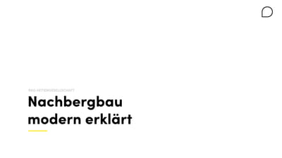 Nachbergbau modern erklärt - Markenbildung & Positionierung