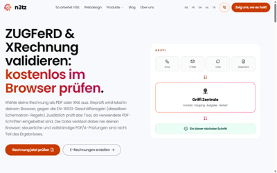 E-Rechnungsprüfer — Browser-Based Invoice Validation - Software Entwicklung