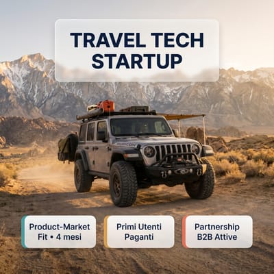 Startup viaggi: lancio sul mercato e traction, dall'idea all'execution - Stratégie digitale