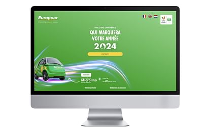 Campagne concours pour Europcar Belgique - Creación de Sitios Web