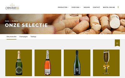 Champagnesss - Création de site internet
