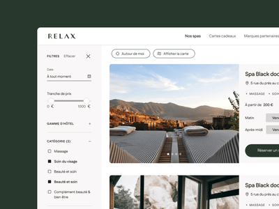 Relax massage - Market place - E-commerce