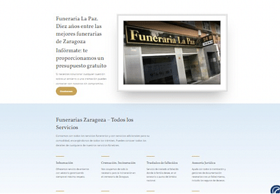 Funerario La Paz Web Development - SEO