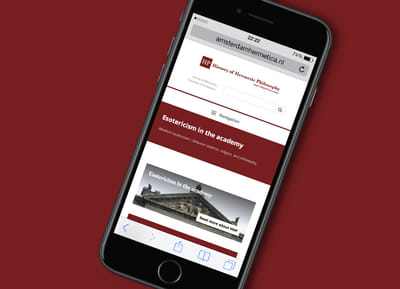 Website design en ontwikkeling voor UvA - HHP - Website Creatie