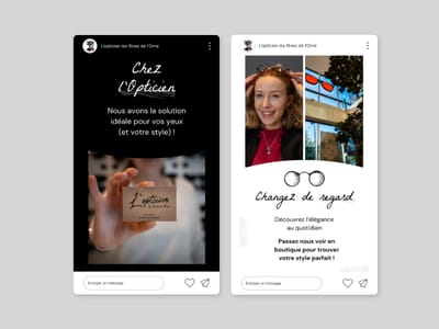 Opticien Rives de l'Orne : Community Management - Advertising