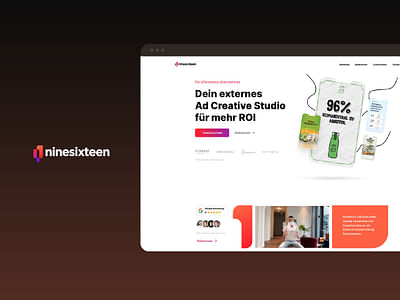 ninesixteen • Agentur Webseite mit WordPress - Webseitengestaltung