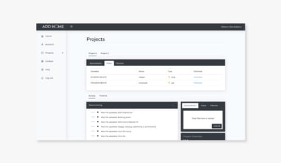 Add-Home - Client Portal - Application web