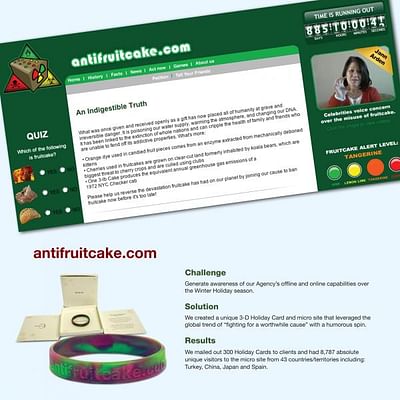 ANTI-FRUITCAKE - Publicidad