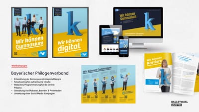 Bayerischer Philologenverband: Kampagne - Werbung