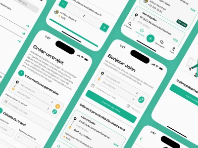 App mobile de covoiturage - Mobile App