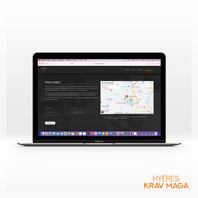 Krav Maga Hyeres - Site Internet - Usabilidad (UX/UI)