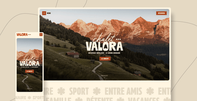 Branding et site web pour Résidence Hôtelière - Website Creation