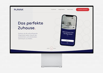 Webflow Webseitenerstellung für PLANNA™ - Image de marque & branding