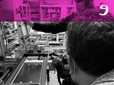 Fotoshooting bei Sondermaschinenbauer S + P - Branding & Positioning