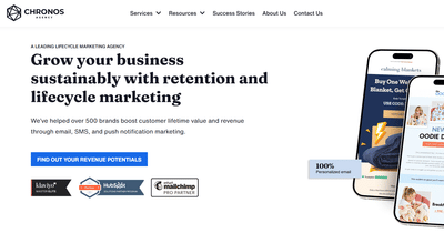 Website Redesign for Chronos Agency - SEO