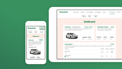 OnzeAuto: Creating an electric car-sharing company - Web Applicatie