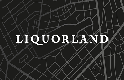 Liquorland - New Black and White Site Design - Online Advertising