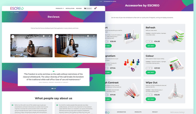 E-commerce Responsive Website for a Start-up - Design & graphisme