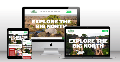 Website Design & UX UI for The Big North Travel - Website Creatie