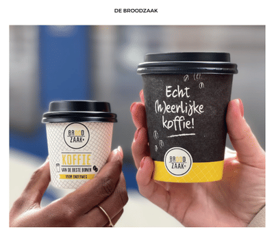 Koffie abonnement van De Broodzaak - Social media