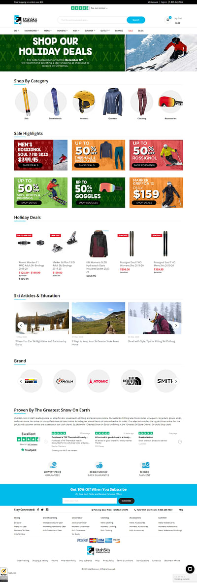 End-to-end management of an online ski store - Social Media