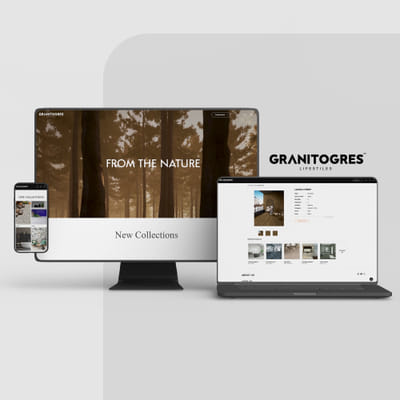Granitogres  - Ecommerce web design and development - Website Creation