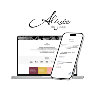 Agence Alizée Hôtesse Paris - Creación de Sitios Web