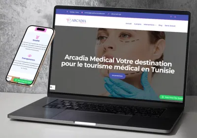 Médical Arcadia - Création de site internet