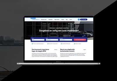 Webdesign voor Eenautoimporteren.nl - Création de site internet