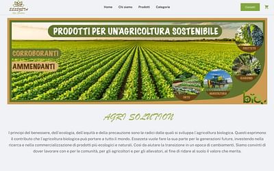 Ecommerce per il trattamento delle Acque - Creazione di siti web