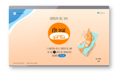 No seas gamba - Farline - campaña de marketing - Animation