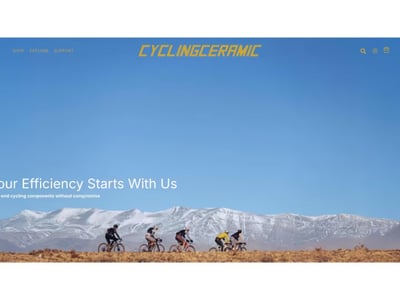 SEO e-commerce CyclingCeramic - Ergonomy (UX/UI)