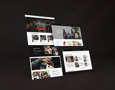 Site web Allo Barber - Stratégie digitale
