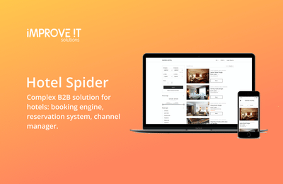 Hotel Spider - B2B solution for hospitality - Web Applicatie