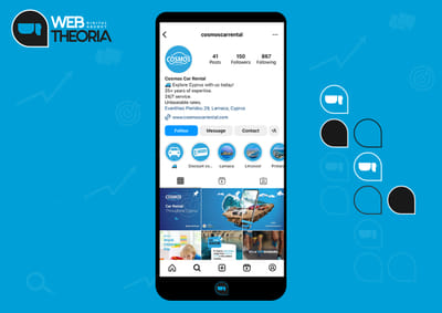 Social Media Marketing for Cosmos Car Rental - Social media