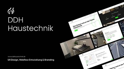 DDHaustechnik - UX Design & Web Entwicklung - Application web